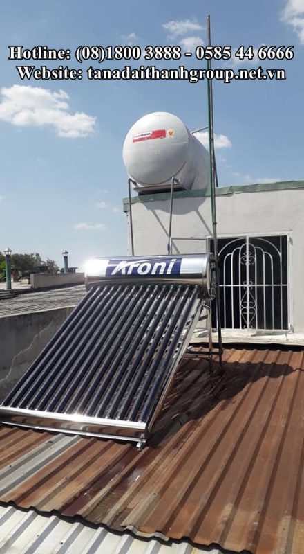Nguyên lý hoạt động của máy nước nóng năng lượng mặt trời  Aroni